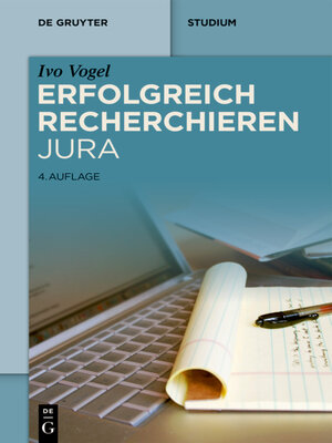 cover image of Erfolgreich recherchieren--Jura